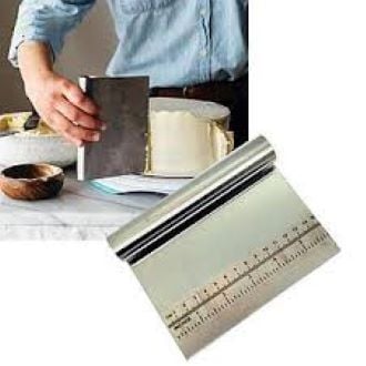 Picture of Cake Scraper Icing Smoother 7" - Silver
