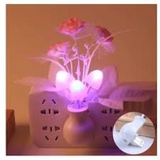 Picture of Good Quality Romantic Colorful LED Mushroom Night Light - Multicolor