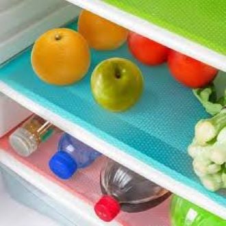 Picture of 4Pcs Fridge Mat -Color Randomly Selected - Multicolor