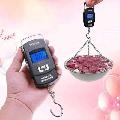 Picture of Good Quality Portable Electronic Scale Digital Weight Machine 50kg - Black
