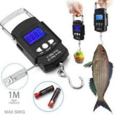 Picture of Good Quality Portable Electronic Scale Digital Weight Machine 50kg - Black