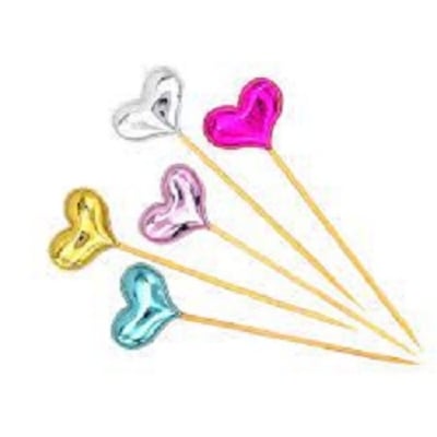 Picture of 20 Pieces love Cake Cupcake Topper for Birthday/Wedding Party Decor - Multicolor