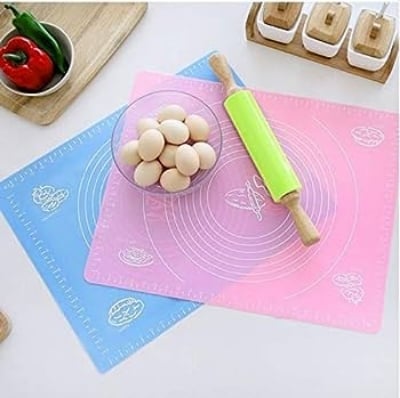 Picture of High Quality Silicone Cake Fondant Rolling Mat- 40 X 50 CM - Multicolor