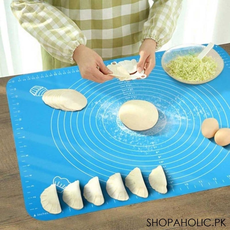 Picture of High Quality Silicone Cake Fondant Rolling Mat- 40 X 50 CM - Multicolor