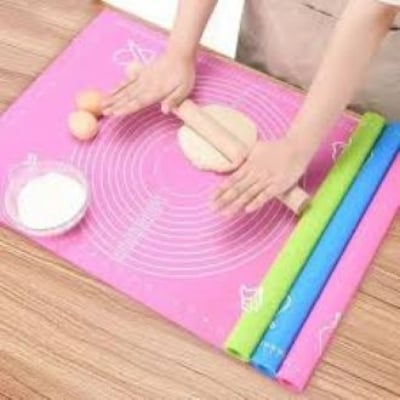 Picture of High Quality Silicone Cake Fondant Rolling Mat- 40 X 50 CM - Multicolor