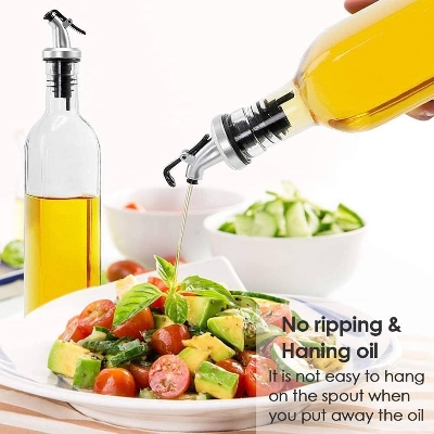 Picture of 500 ml Oil Savings Glass Jar Kitchen Oil Glass Jar - Multicolor