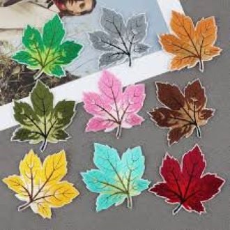 Picture of DIY Toy For Car Guitar Skateboard Laptop Notebook Stationery Sticker Leaf /pata Stickers Poster Insect Stickers 50pcs - Multicolor