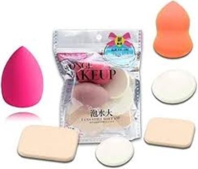 Picture of HROR Makeup Puff 6pc set - Multicolor