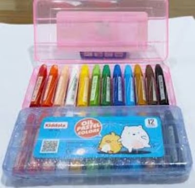 Picture of Oil Pastels Color Box- 12Pcs - Multicolor