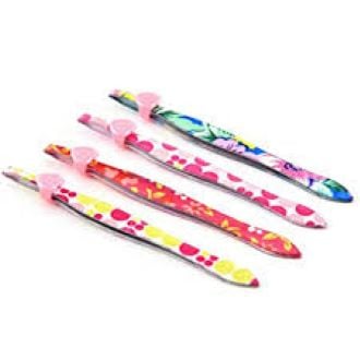 Picture of 1pcs Eyebrow Tweezers Stainless Steel - Multicolor
