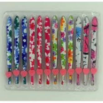 Picture of 1pcs Eyebrow Tweezers Stainless Steel - Multicolor