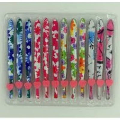 Picture of 1pcs Eyebrow Tweezers Stainless Steel - Multicolor