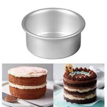 Picture of 4 inchi Aluminum Round cake Mold - Silver