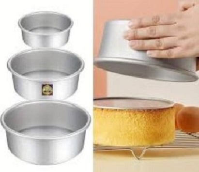 Picture of 4 inchi Aluminum Round cake Mold - Silver