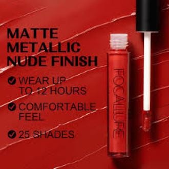Picture of Focallure - Waterproof Matte Liquid Lipstick -red