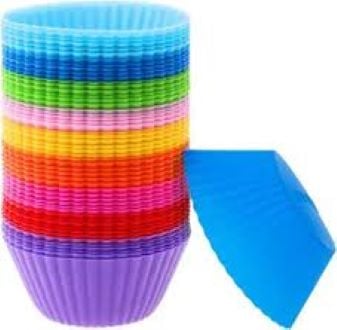 Picture of 4Pcs Silicone Cake Mold Muffin Round Cakecup Cake Tool