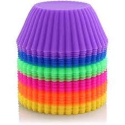 Picture of 4Pcs Silicone Cake Mold Muffin Round Cakecup Cake Tool