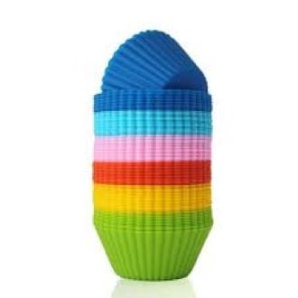 Picture of 4Pcs Silicone Cake Mold Muffin Round Cakecup Cake Tool