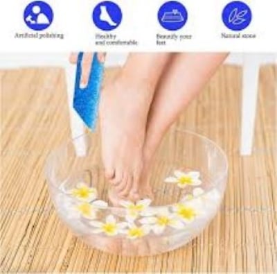 Picture of Foot Scrub Stone Rock for Feet to Remove Dry Dead Skin-1pc - Blue