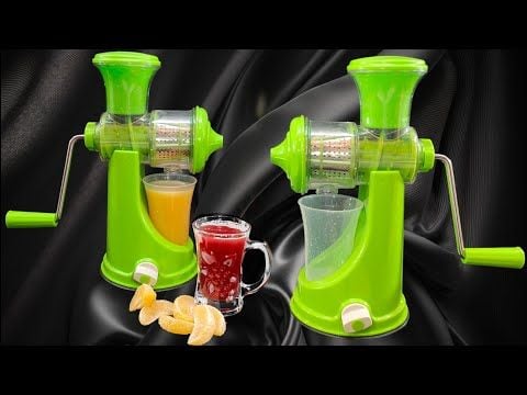 Picture of Food Grade Plastic Fruit and Vegetable Hand Juicer(Color:- Multiple) - Multicolor