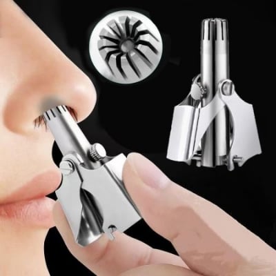 Picture of Nose Hair Trimmer Ear Portable Razor Manual Cutter Stainless Steel Nose Trimmer for men & woman