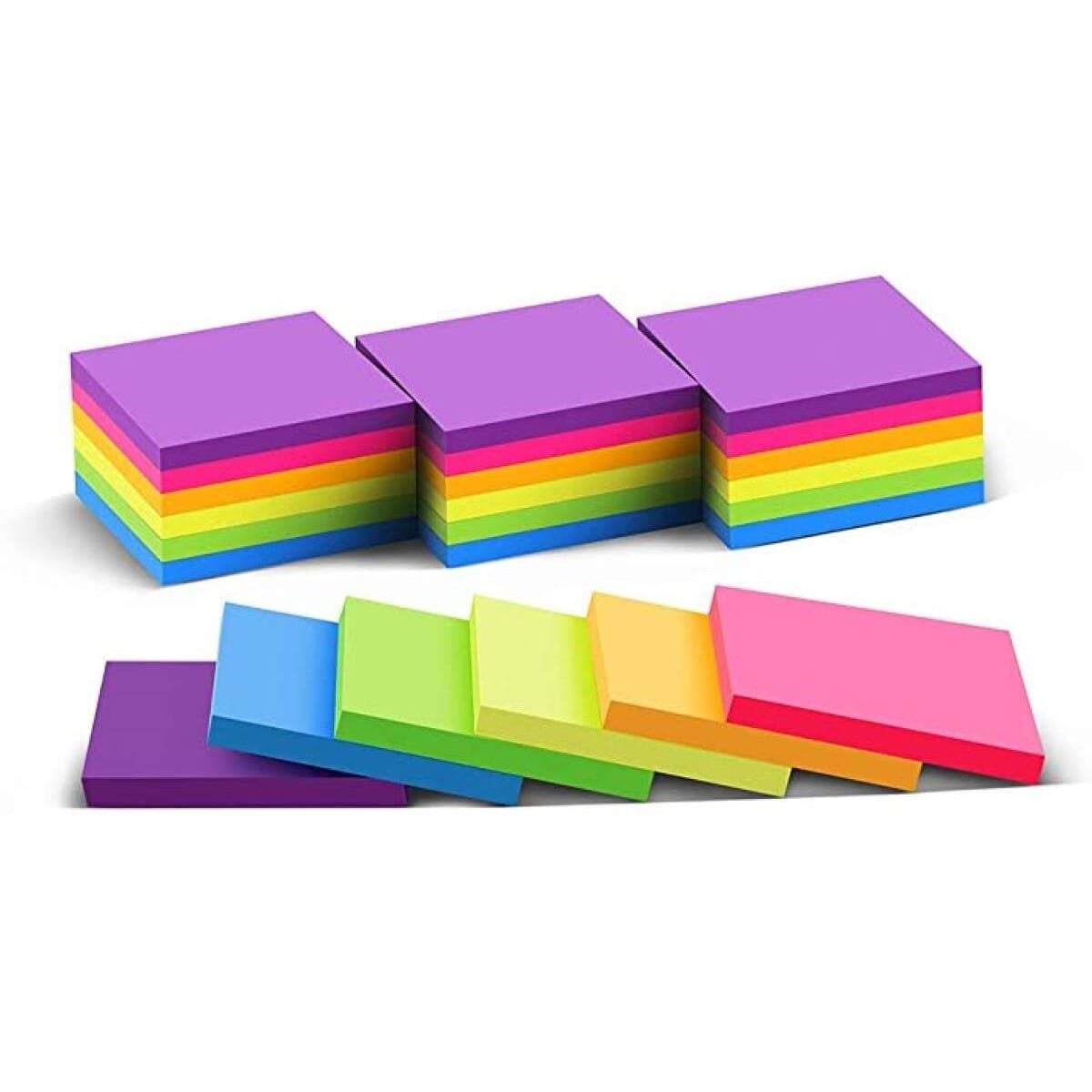 Picture of E3 Sheet 100 Sticky Note - Multicolor(3in*3in) - Multicolor