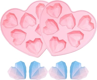 Picture of Pinata Love mold 6 Cavity Making Soaps Plain Soap Mold Rectangle DIY Handmade Soap Form Tray Mould