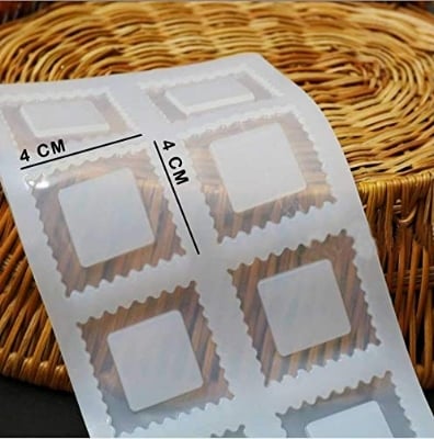 Picture of 1pcs White Silicon - ( Squarer shape) Chocolate mould - White