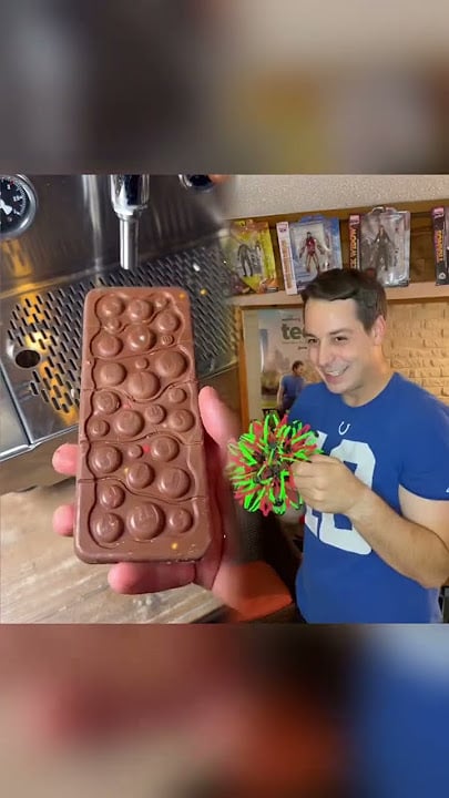 Picture of Bubble Chocolate Bar Molds Silicone Mold for Candy, Protein, Energy Bar Baking - Brown