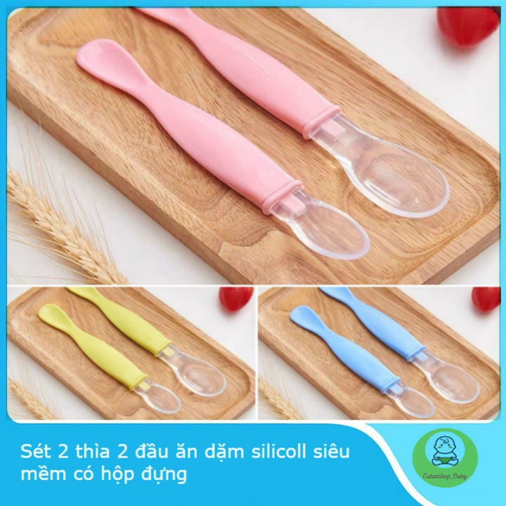 Picture of Soft Children Pacifier Feeding Silicone Spoon (1 Pcs) - Multicolor