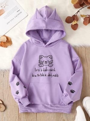 Picture of Premium Quality Stylish Cotton Hoodie For Women