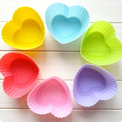 Picture of Silicone Heart + Star Mould (2 pcs set) - Multicolor