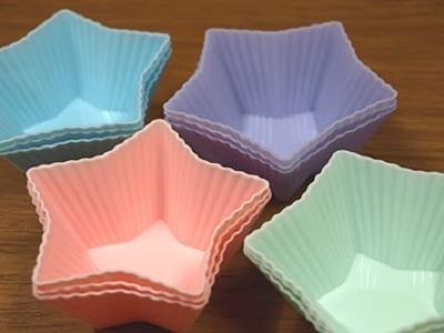 Picture of Silicone Heart + Star Mould (2 pcs set) - Multicolor