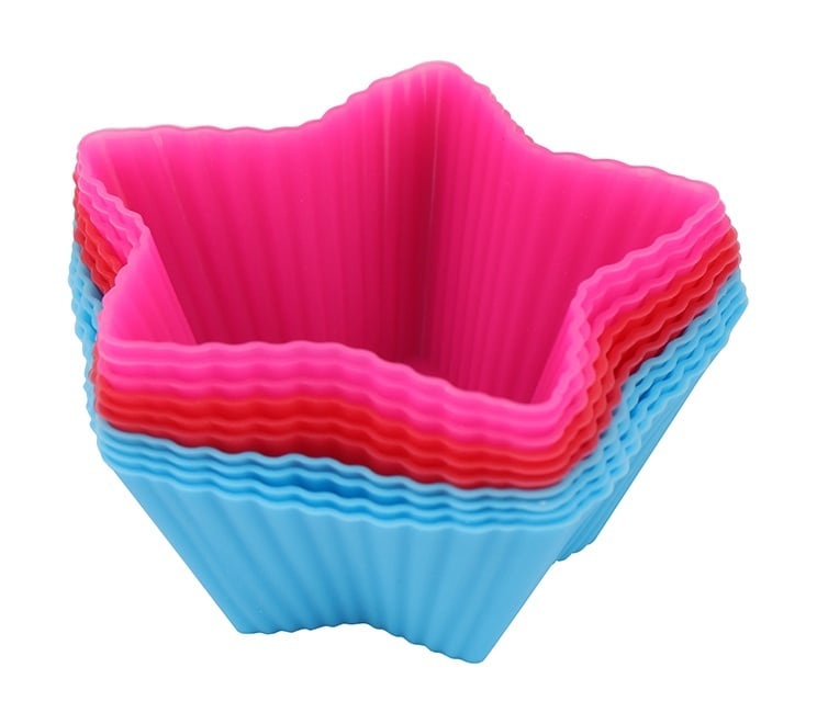 Picture of Silicone Heart + Star Mould (2 pcs set) - Multicolor