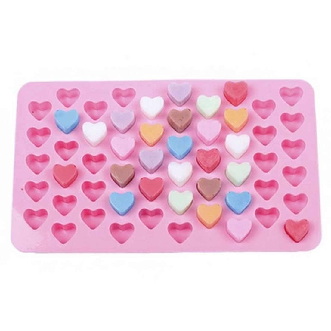 Picture of 55 Mini Heart Silicone Chocolate Mold-1pcs - Multicolor