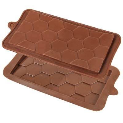 Picture of Mirror Silicone Chocolate Bar Mould - Multicolor