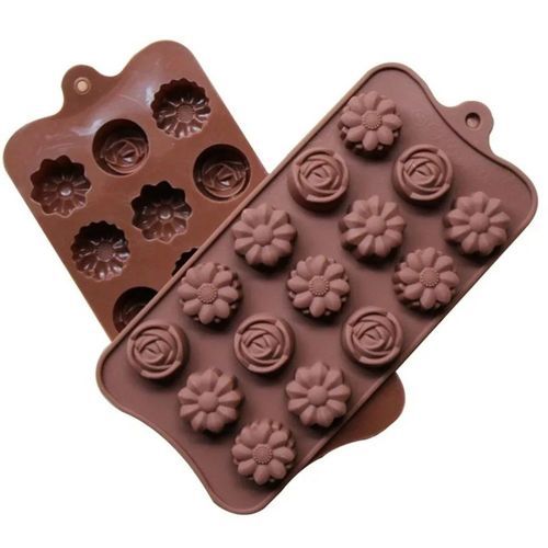 Picture of Mix Flower Silicone Chocolate Mould - Multicolor