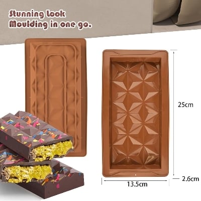 Picture of Big Dubai Chocolate Mould - Multicolor