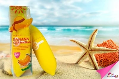 Picture of wakali BANANA/MANGO mid sun block international China product skin care Fruit of the used for male female - 80 ml