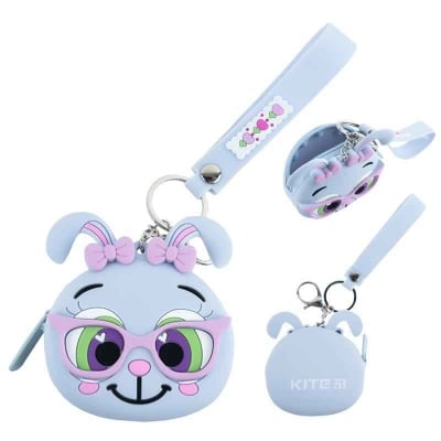 Picture of Trendy Bunny Silicone Coin Purse Keychain - Multicolor