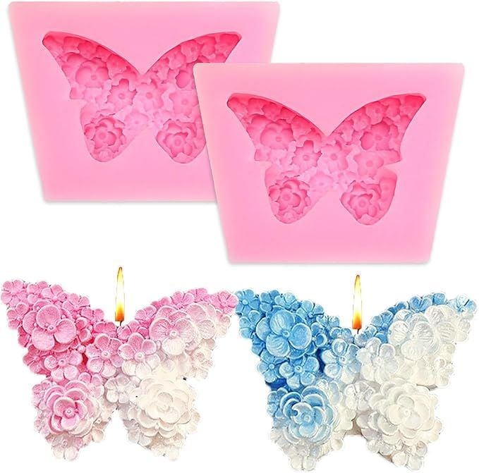 Picture of Silicone Molds Epoxy Resin Molds Candle Molds for Candle Making Silicone Mold for DIY Scented Candles Plaster Soap Molds Fondant Cake Decorating Chocolate Molds