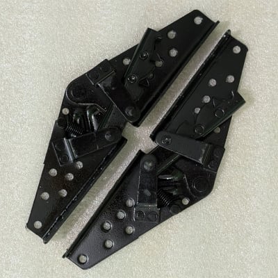 Picture of Sofa Bed Hinge Furniture Hinge Mechanism Metal Foldable Hardware 3 Position Angle Headrest Hinge Bed Ratchet (Black)