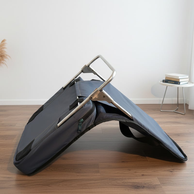 Picture of Floor Chair, Meditation Chair, Fishing Chair, Adjustable Chair, Padded Floor Seat, Portable Folding Chair (Grey)
