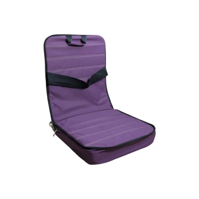 Picture of Floor Chair | Meditation Chair | Fishing Chair | Adjustable Chair | Padded Floor Seat | Portable Folding Chair (Magenta)