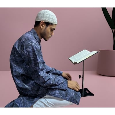 Picture of Rehal | Book Stand | Adjustable Stand | Foldable Rehal | Metal Rehal (17 INCH)