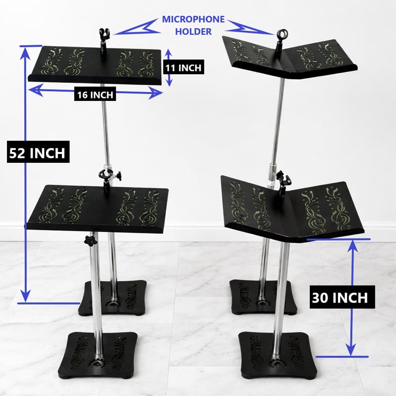 Picture of Rehal | Book Stand | Adjustable Stand | Foldable Rehal | Metal Rehal (50 INCH)