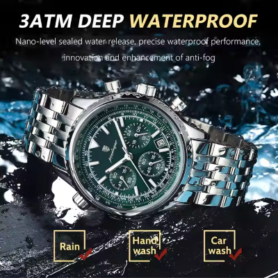 Picture of POEDAGAR 960 Luxury Watch for Men Waterproof Luminous Date Chronograph Man Watch Sport Quartz Stainless Steel Men’s Watches