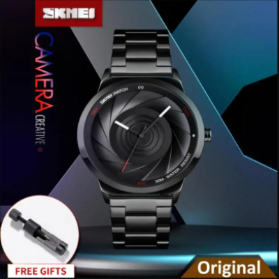 Picture of SKMEI 9210 Men Fashion Watch Stainless Steel Quartz Watch Simple Waterproof Business Men Watch