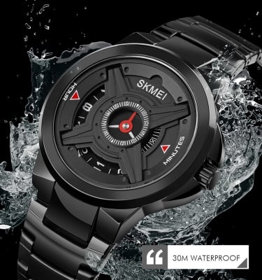 Picture of SKMEI 1699 Men's Stainless Steel Wrist Watch - Luxury Quartz Brand Clock - Very Comfortable And Fashionable