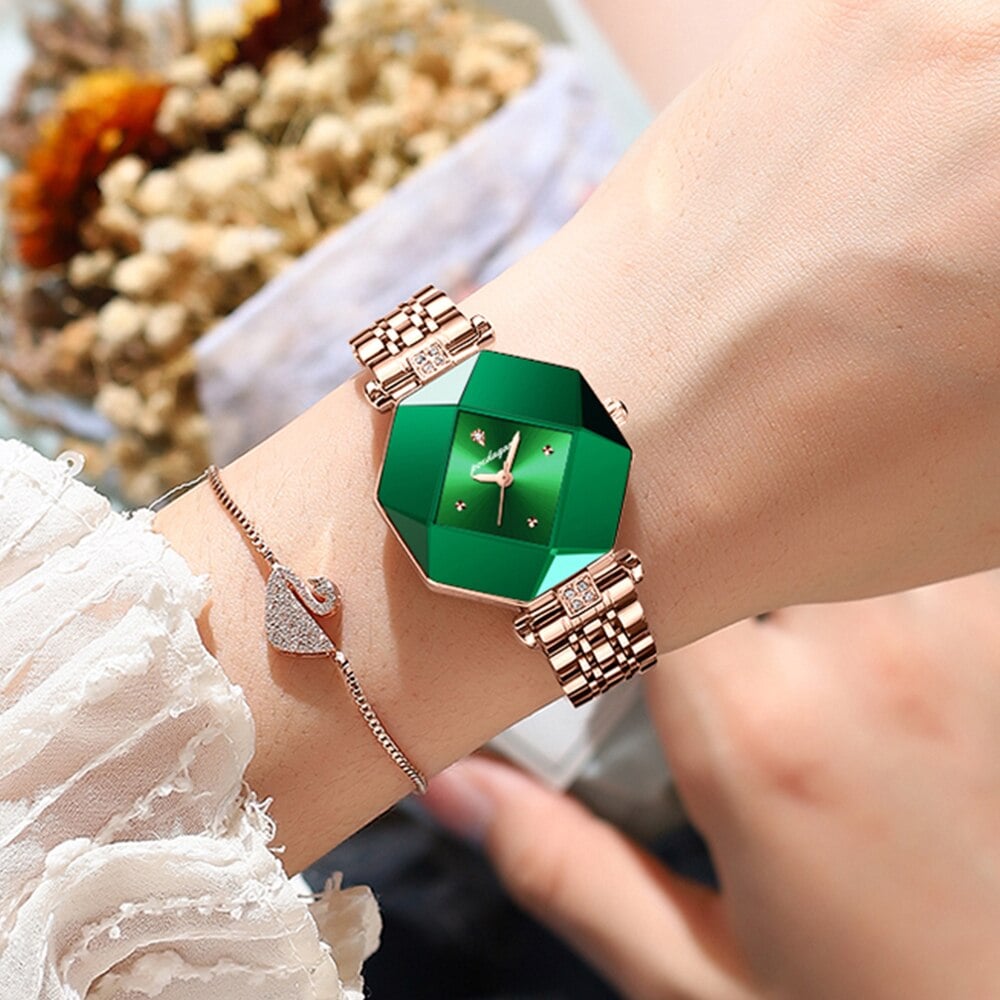Picture of Poedaghar  005 Women Luxurious - Green Clock - Making It Perfect For - Special Occasions
